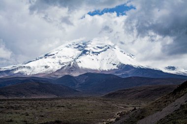 El chimborazo, Ekvador, And Dağları 'nın manzarası.