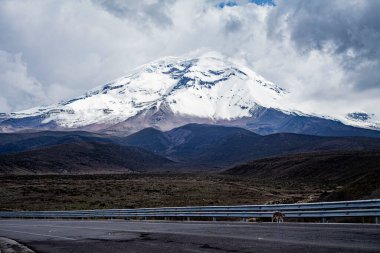 El chimborazo, Ekvador, And Dağları 'nın manzarası.
