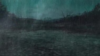 Bataklık ormanlarında yağmur - Yağmur ormanlarında güzel manzara - 124; Phile Rain