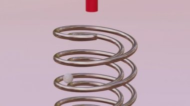 Movie Game Köprüsü Kaydırak Kuleleri - Canlandırma Topu ve Spiral Model Oyuncakları 3B