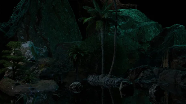 Gecenin Tepeleri ve Lotus Gölü - Ormanın Manzaraları