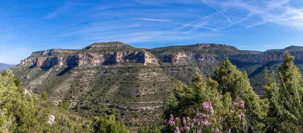 コルテス パラス渓谷 スペインバレンシアのAyora Cofrentes谷に位置する — ストック写真