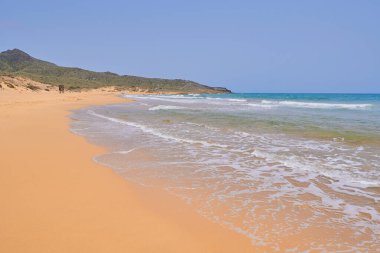 Calblanque plajı. Calblanque, Murcia, İspanya 'nın doğal parkında