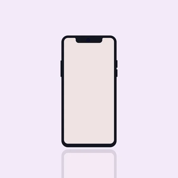 Icône Téléphone Portable Maquette Pour Vos Projets — Image vectorielle
