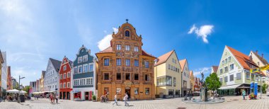Ellwangen, Jagst, Baden Wuerttemberg, Almanya 