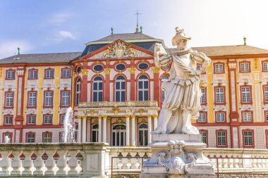 Bruchsal, Kale, Saray, Baden Wuerttemberg, Almanya 