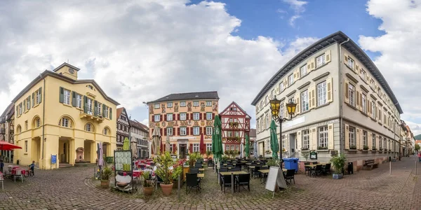 Tarihi Şehir Eberbach Odenwald Almanya — Stok fotoğraf