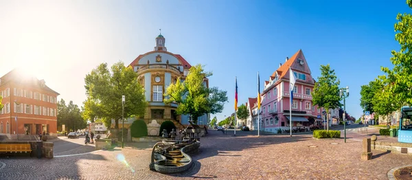 Rynek Donaueschingen Czarny Las Baden Wuerttemberg Niemcy — Zdjęcie stockowe