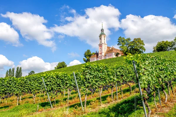 Wallfahrtskirche Birnau Niemczech — Zdjęcie stockowe