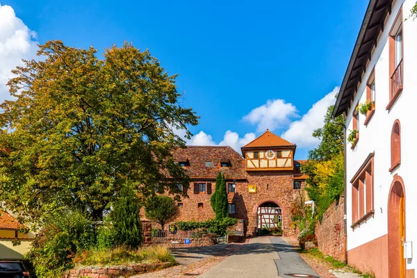 Dilsberg Κάστρο Είναι Ένα Ερειπωμένο Κάστρο Που Βρίσκεται Στο Neckargemnd — Φωτογραφία Αρχείου
