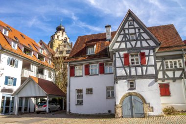 Herrenberg, Baden Wuerttemberg, Almanya 