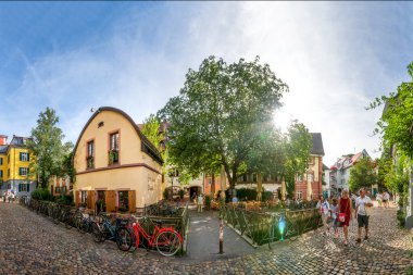 Historical city, Freiburg im Breisgau, Baden Wuerttemberg, Germany  clipart