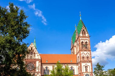 Herz Jesu Kilisesi, Freiburg im Breisgau, Baden Wuerttemberg, Almanya 