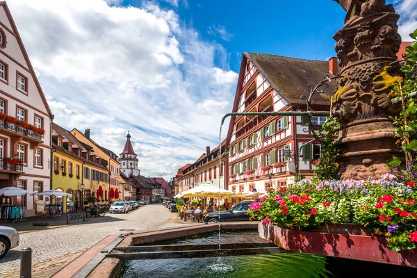 Markt Gengenbach Zwarte Woud Duitsland — Stockfoto