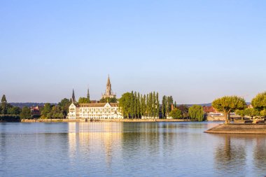 Konstanz, Bodensee 'nin güzel manzarası