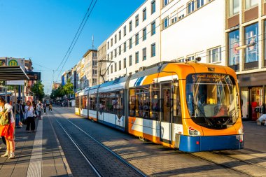 Almanya, Karlsruhe 'de tramvay