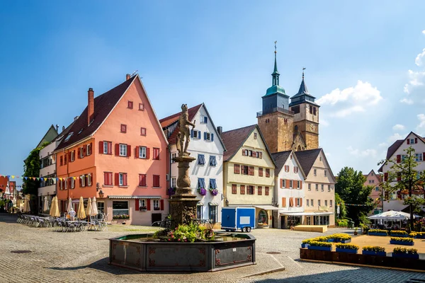 Markgroeningen Baden Wurttemberg Almanya 2019 Pazar Yeri — Stok fotoğraf