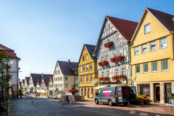 Cidade Histórica Marbach Neckar — Fotografia de Stock