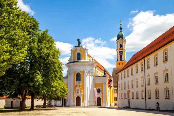 Piękny Widok Klasztor Ochsenhausen — Zdjęcie stockowe