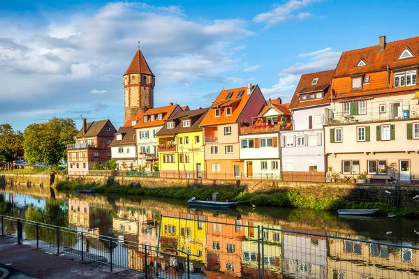 Tower Wertheim Tauber Valley Bayern Tyskland — Stockfoto