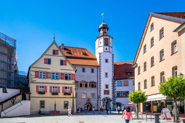 Historical city, Wangen im Allgaeu, Bavaria, Germany