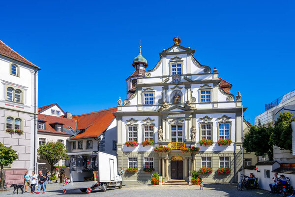 City hall, Wangen im Allgaeu, Bavaria, Germany