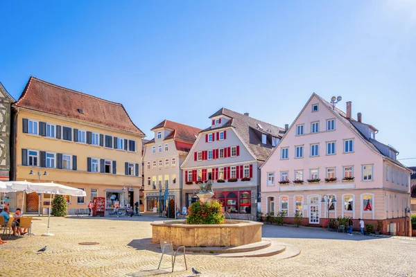 Mercato Vaihingen Der Enz Baden Wuerttemberg Germania — Foto Stock