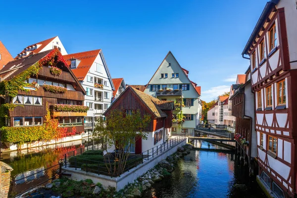 Balıkçılık bölgesi, Ulm, Baden-Wrttemberg, Almanya 