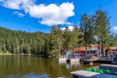 Mummelsee, Kara Orman, Seebach, Almanya 