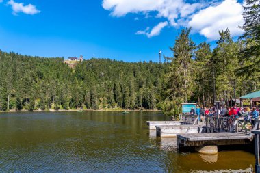 Mummelsee, Kara Orman, Seebach, Almanya 