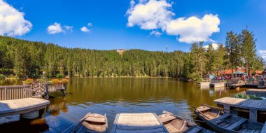 Mummelsee, Kara Orman, Seebach, Almanya 