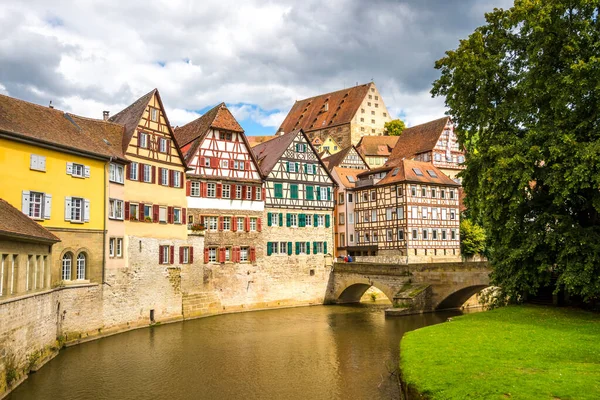 Cidade Histórica Schwaebisch Hall Baden Wuerttemberg Alemanha — Fotografia de Stock