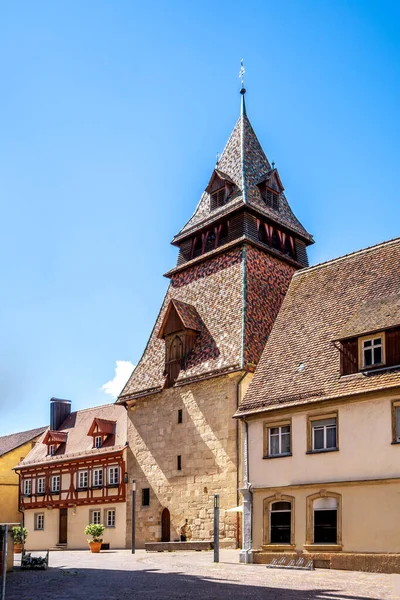 Kirchplatz Schwäbisch Gmünd Baden Württemberg — Stockfoto