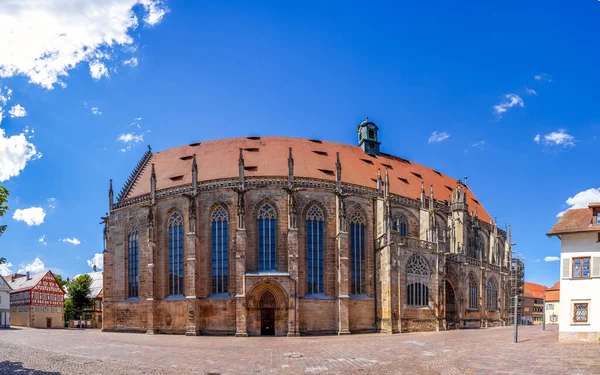 Καθεδρικός Ναός Στο Schwaebisch Gmuend Baden Wuertemberg Γερμανία — Φωτογραφία Αρχείου
