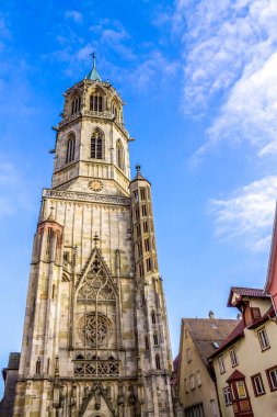 Rottweil 'deki Şapel Kulesi, Baden Wuerttemberg, Almanya 