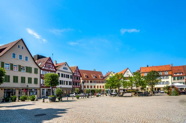 Oehringen Deki Pazar Baden Wuerttemberg Almanya — Stok fotoğraf