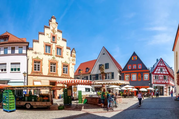 Tarihsel şehir Offenburg, Baden Wuerttemberg, Almanya 