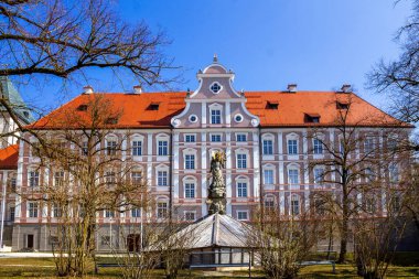 Neresheim 'daki Abbey, Baden-Wrttemberg, Almanya 