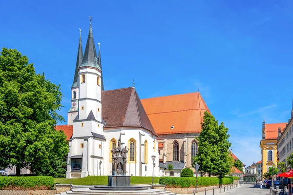 Plac Kaplicy Altoetting Bawaria Niemcy — Zdjęcie stockowe
