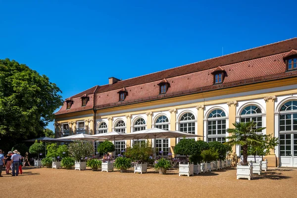 Pomeranč Park Ansbach Bavorsko Německo — Stock fotografie