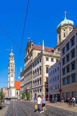 Augsburg, Bavyera 'daki belediye binası, Almanya 