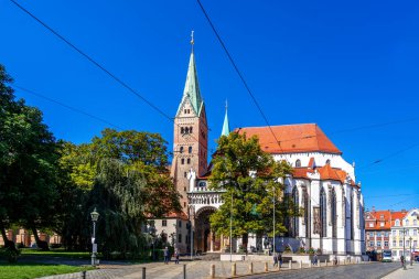 Augsburg, Bavyera, Almanya 'daki Katedral 