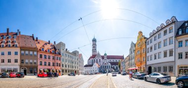Bazilika Saintt Ulrich ve Afra, Augsburg, Bavyera, Almanya 