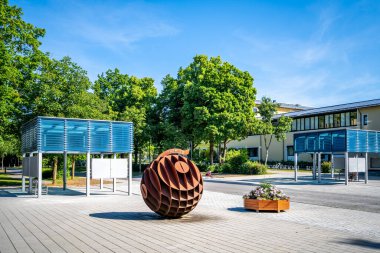 Kötü Fuessing Şehir Merkezi, Bavyera, Almanya 