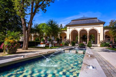 Garden, Park, Bad Steben, Bavyera, Almanya 