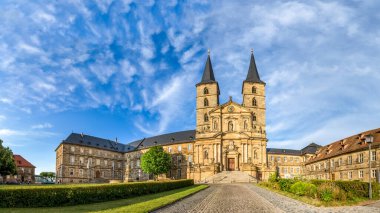 Abbey Kilisesi Michaelsberg, Bamberg, Bavyera, Almanya 