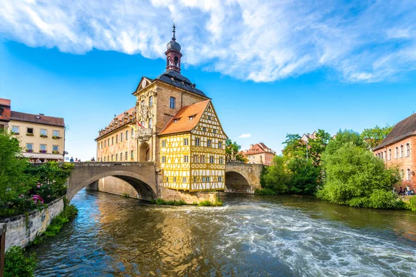 Municipio Storico Bamberga Baviera Germania — Foto Stock