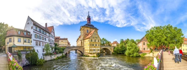 Historisches Rathaus Bamberg Bayern Deutschland — Stockfoto