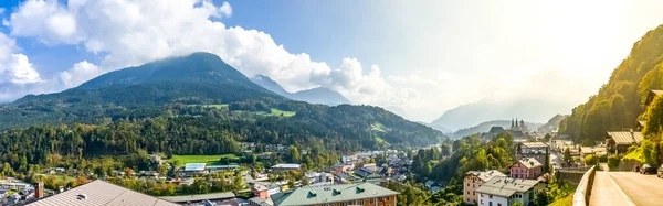 对德国巴伐利亚Berchtesgaden的看法 — 图库照片