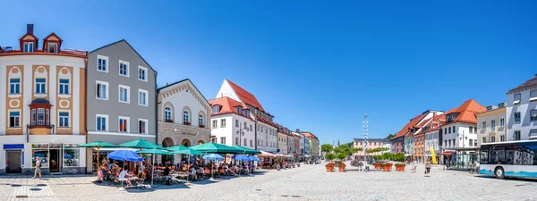 Ciudad Histórica Deggendorf Baviera Alemania — Foto de Stock